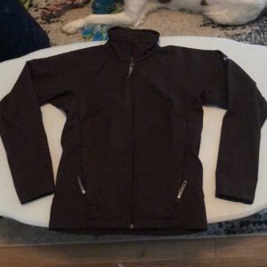 XS Brown Full Zip Columbia Jacket